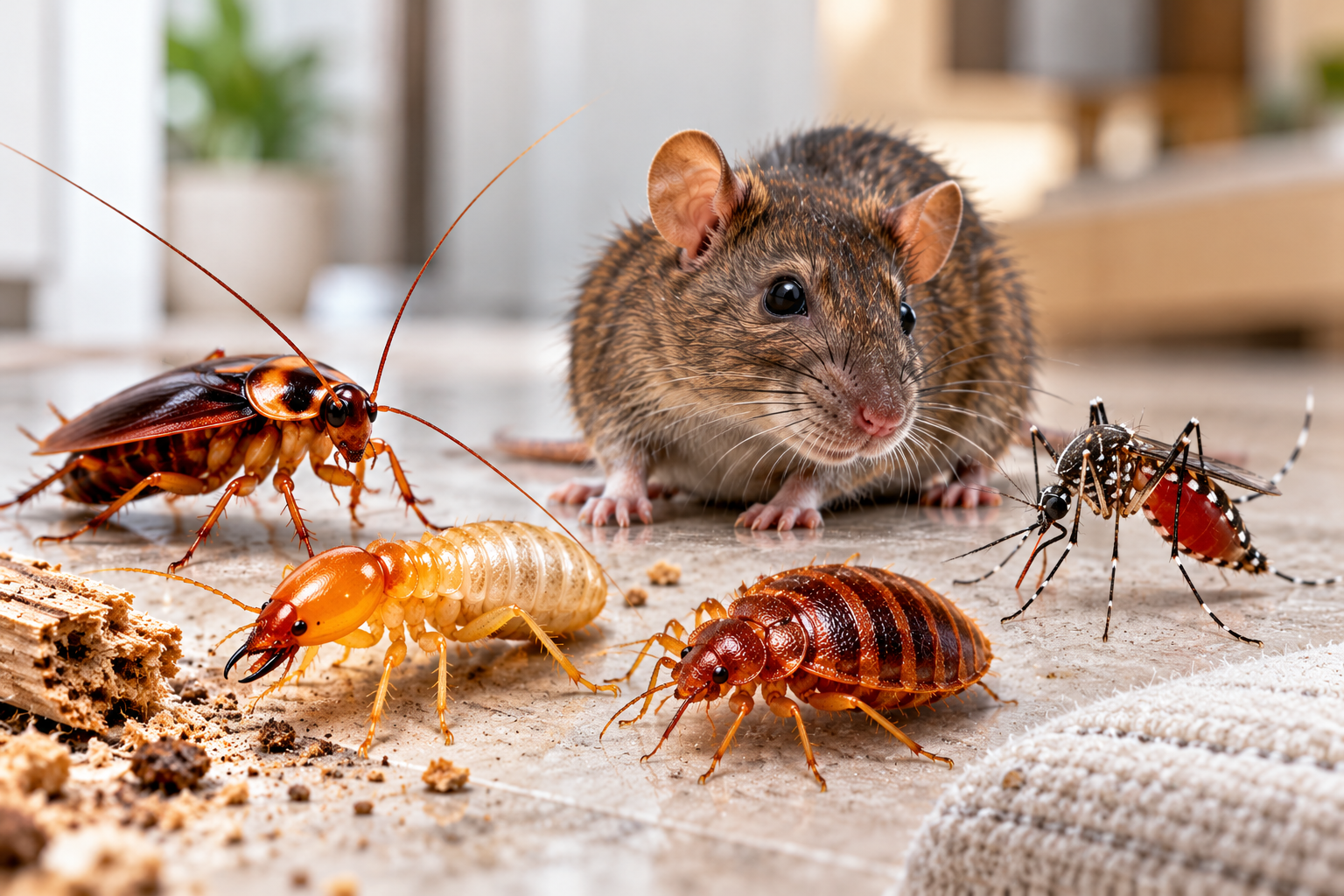 Other household pest control services